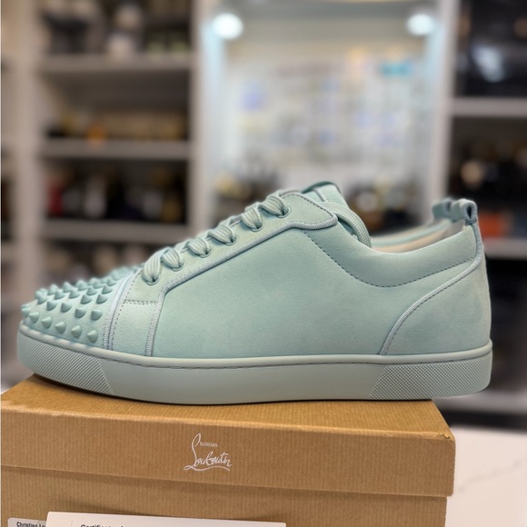 Louis Orlato Iceberg Suede Low Sneakers NEW - Picture 1 of 8